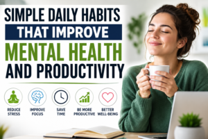 Simple Daily Habits That Improve Mental Health and Productivity🤩
